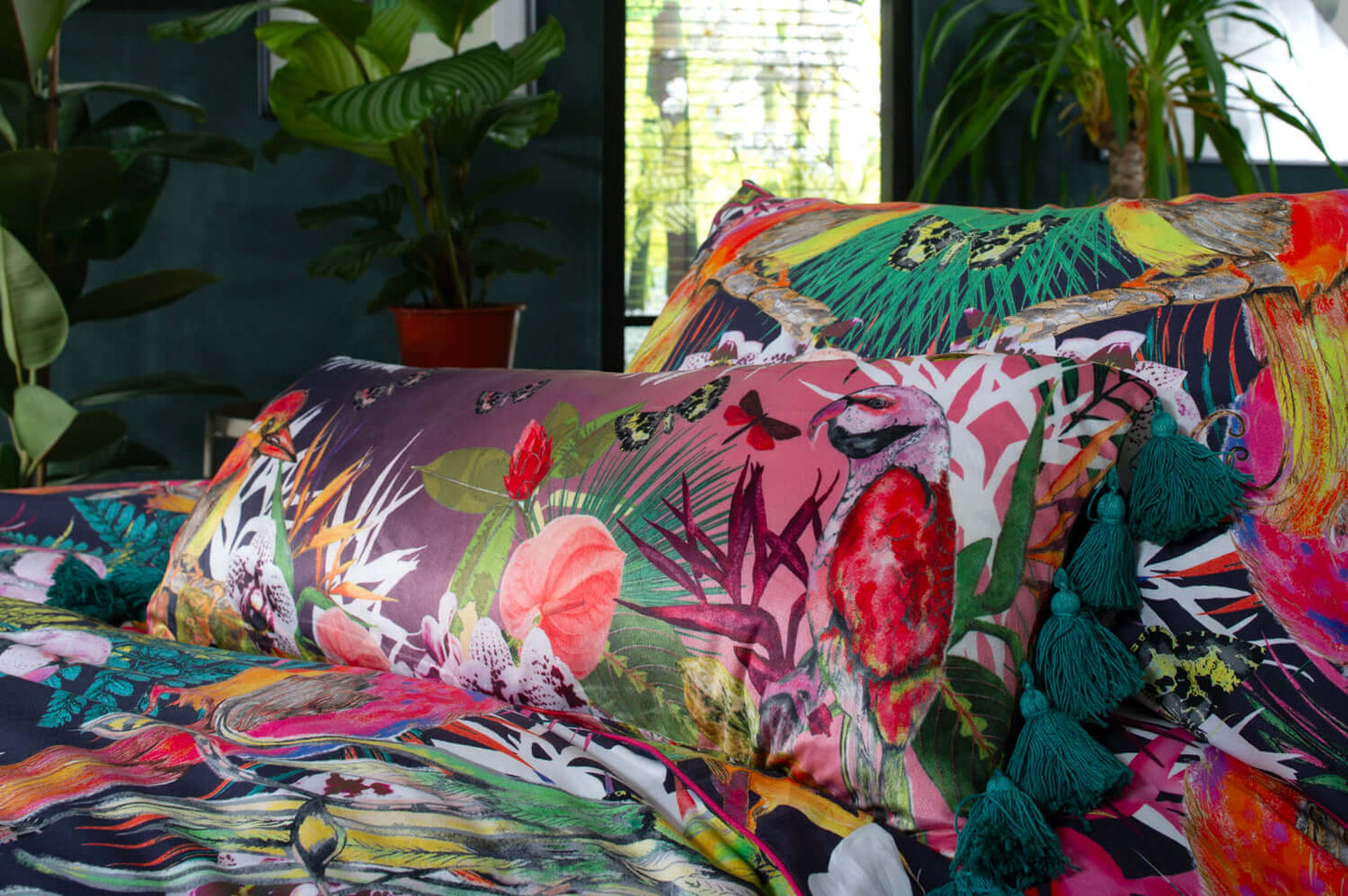 KN Birds of Paradise Designer Bedding Collection