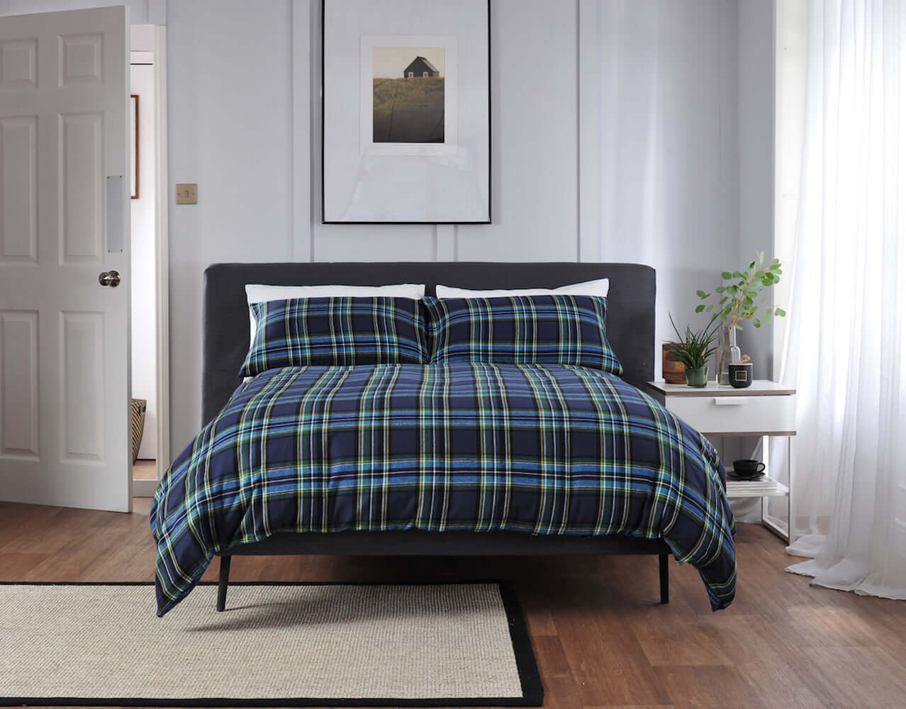 Willington Tartan Check Brushed Cotton Duvet Set