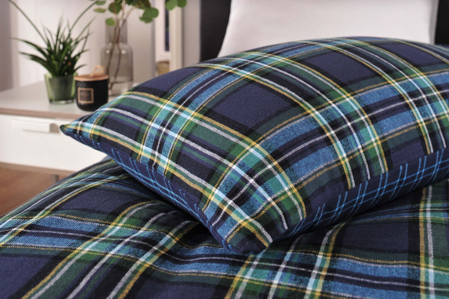 Willington Tartan Check Brushed Cotton Duvet Set