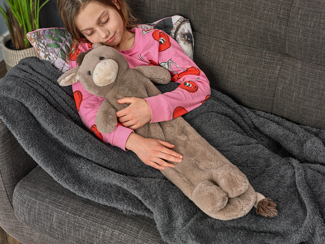 Long Hot Water Bottle – Donkey | 72cm
