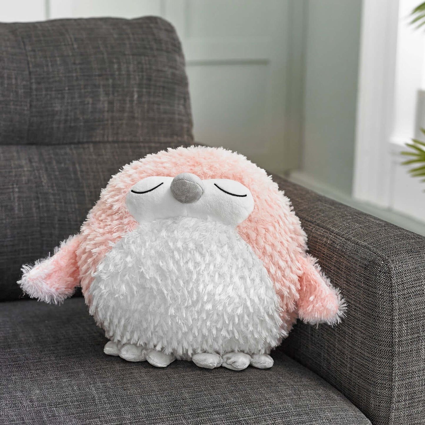 Soft Giant Handwarmer – Pink Owl