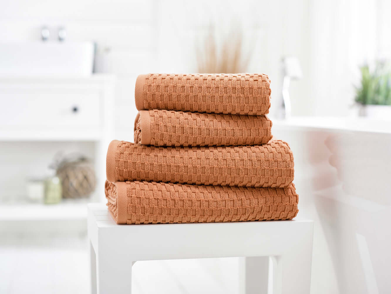 Brooklyn Textured Towels Zerotwist 500 GSM