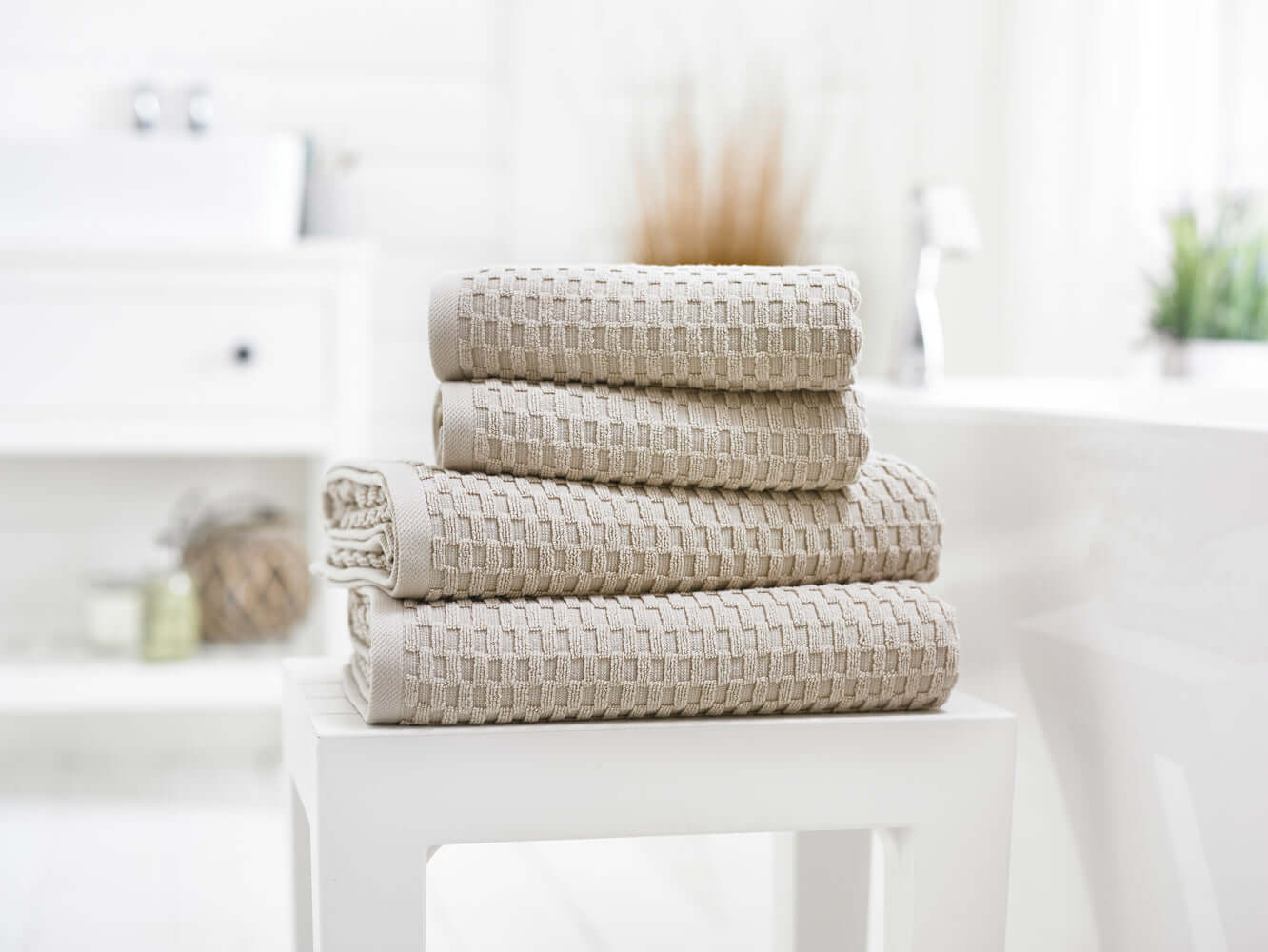 Brooklyn Textured Towels Zerotwist 500 GSM
