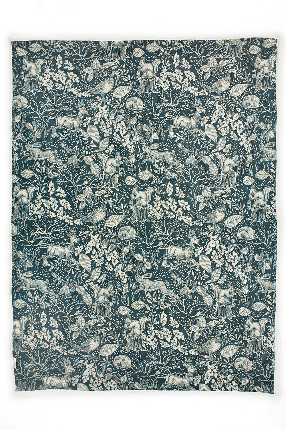 Hidden Forest Printed Sherpa Fleece Throw