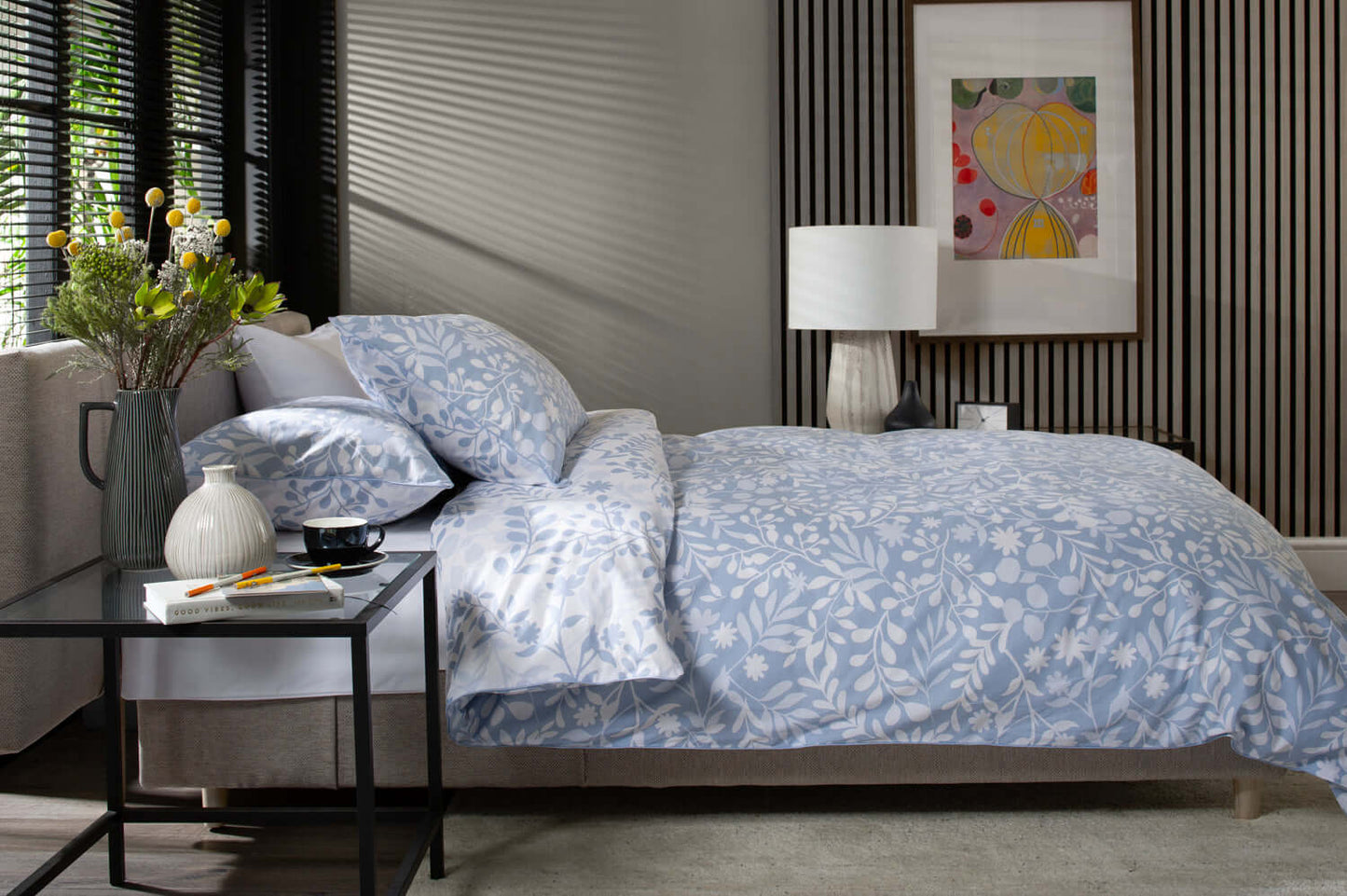 Mables Garden Reversible Duvet Set with Printed Bag