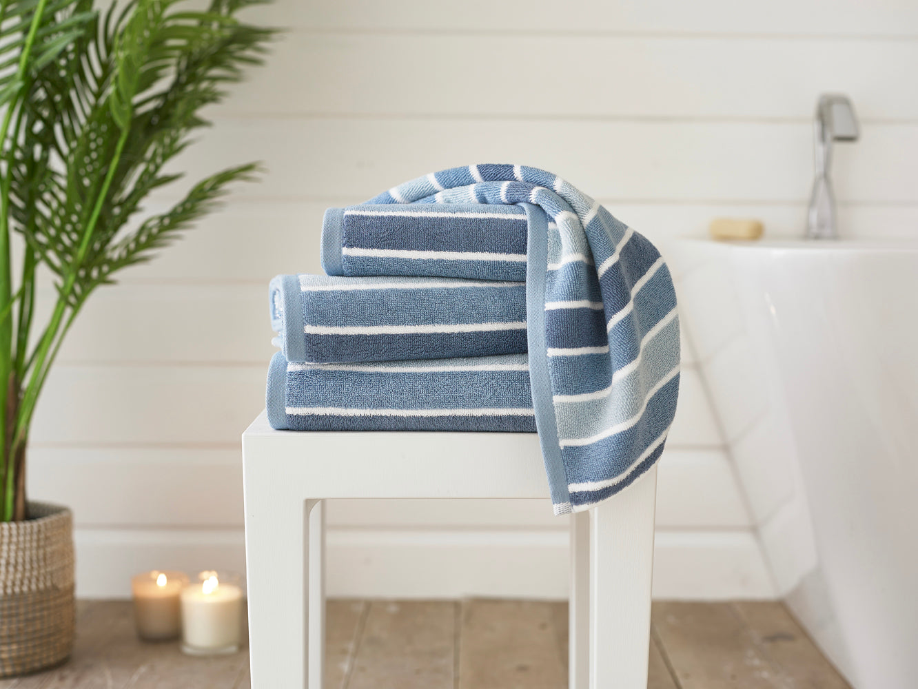 Madison Stripe Cotton Towels 550 GSM