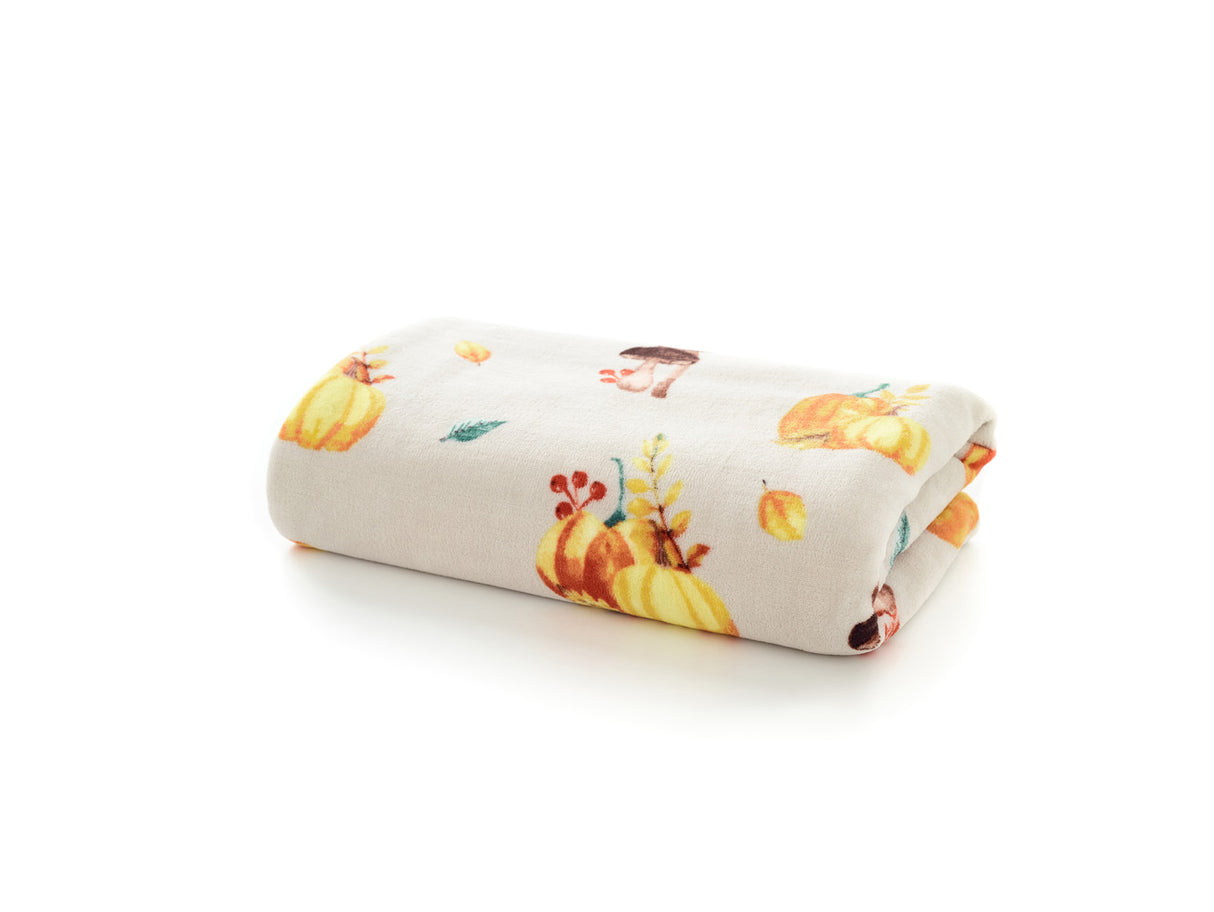 Pumpkin Party Super Soft Fleece Throw