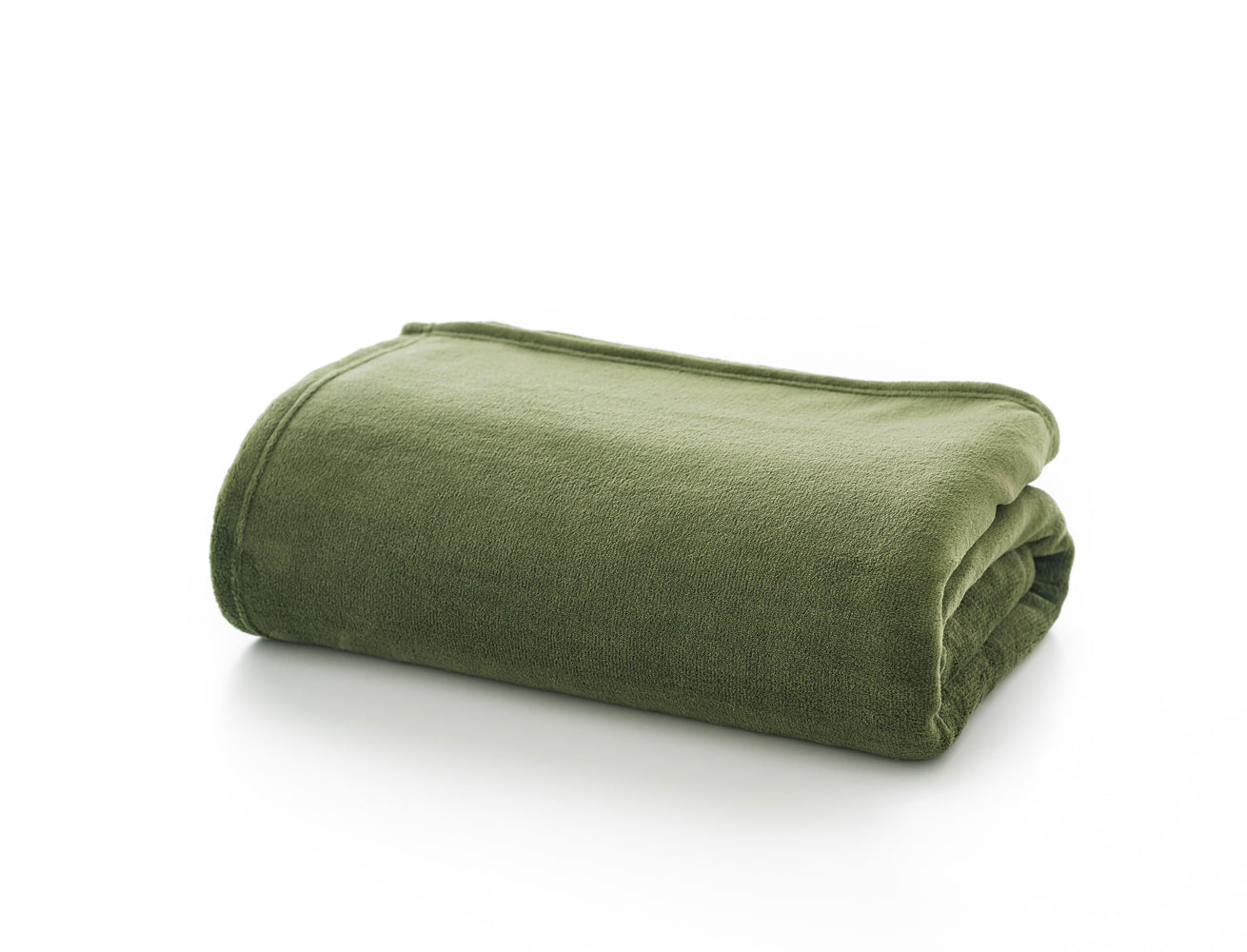 Snuggle Touch Microfibre Olive Throw
