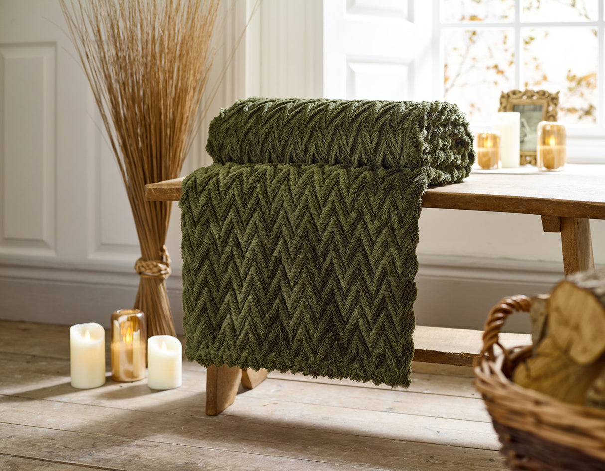 Tadcaster Sherpa Fleece Throw 140x180cm