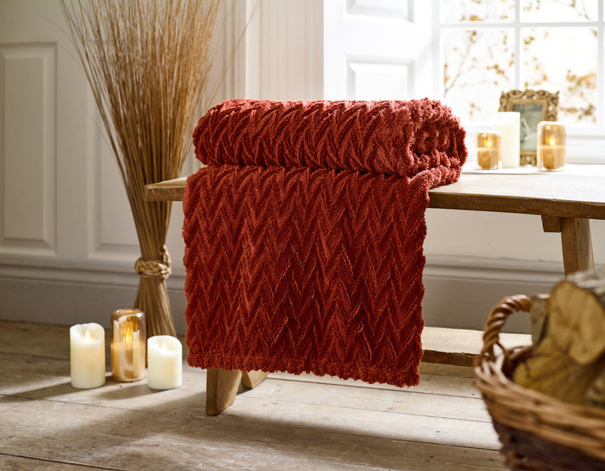 Tadcaster Sherpa Fleece Throw 140x180cm