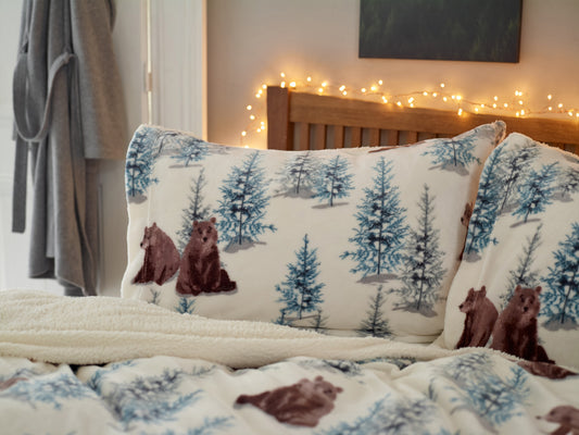 Winter Bears Sherpa Duvet Set