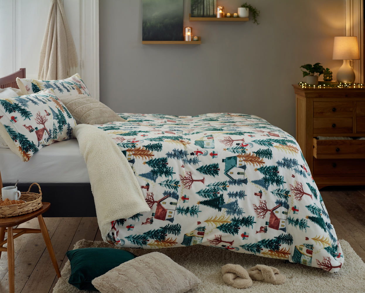 Winter Walk Sherpa Duvet Set