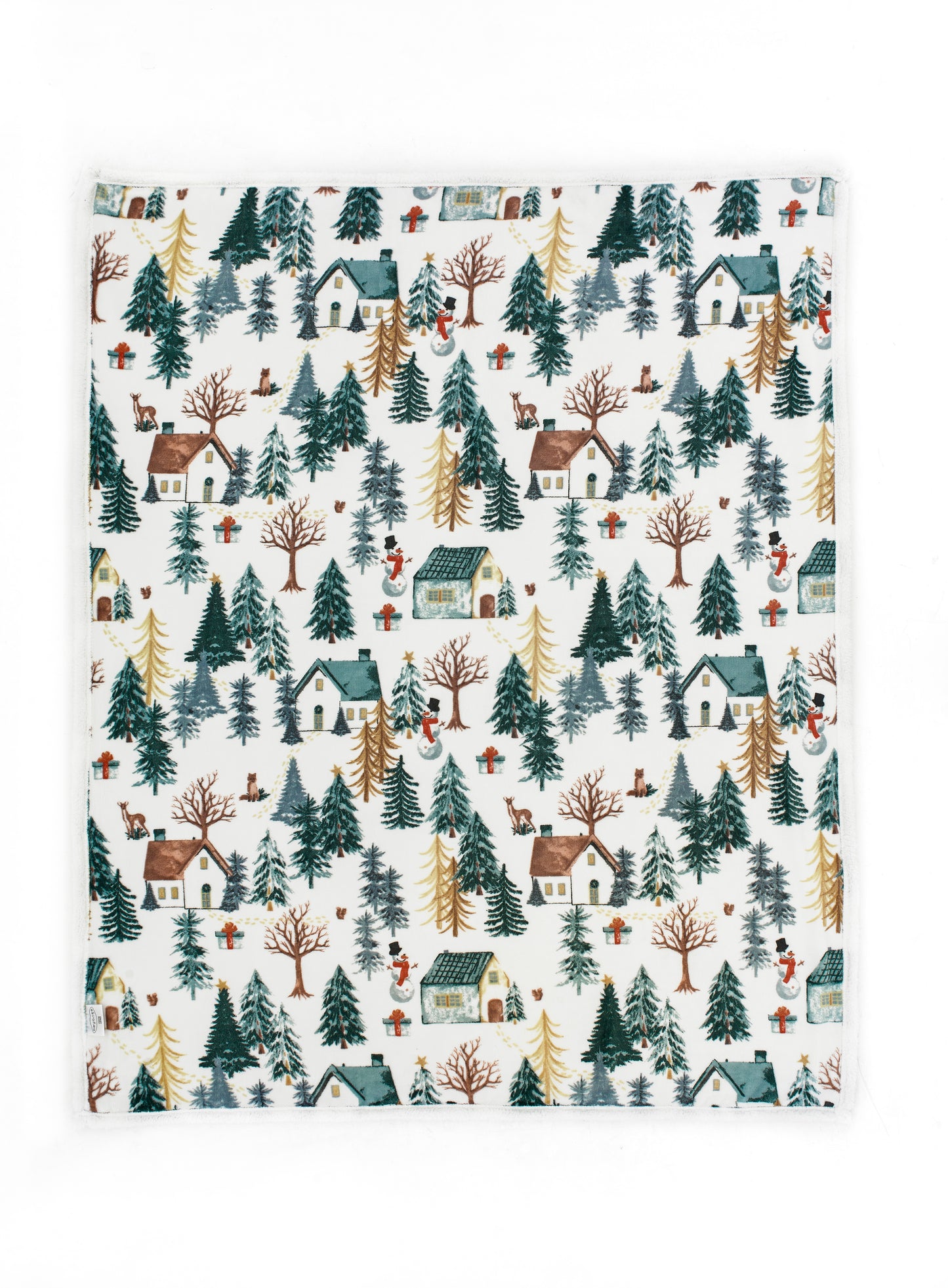 Winter Walk Sherpa Soft Fleece Throw