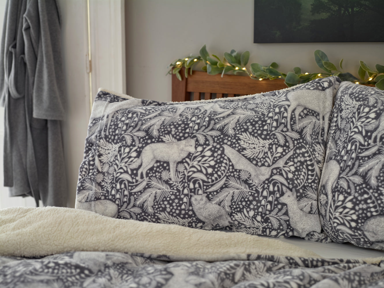 Woodland Folk Sherpa Duvet Set