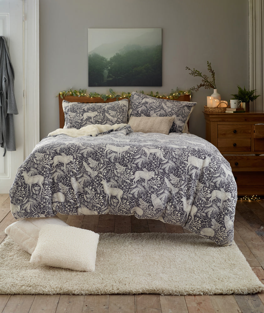 Woodland Folk Sherpa Duvet Set