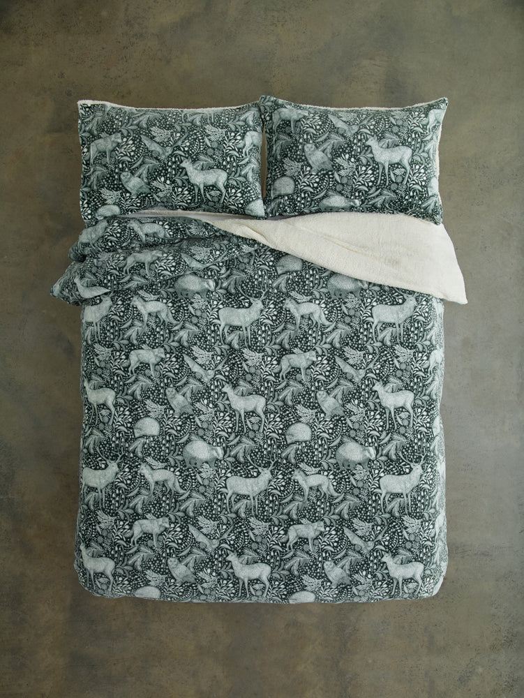 Woodland Folk Sherpa Duvet Set