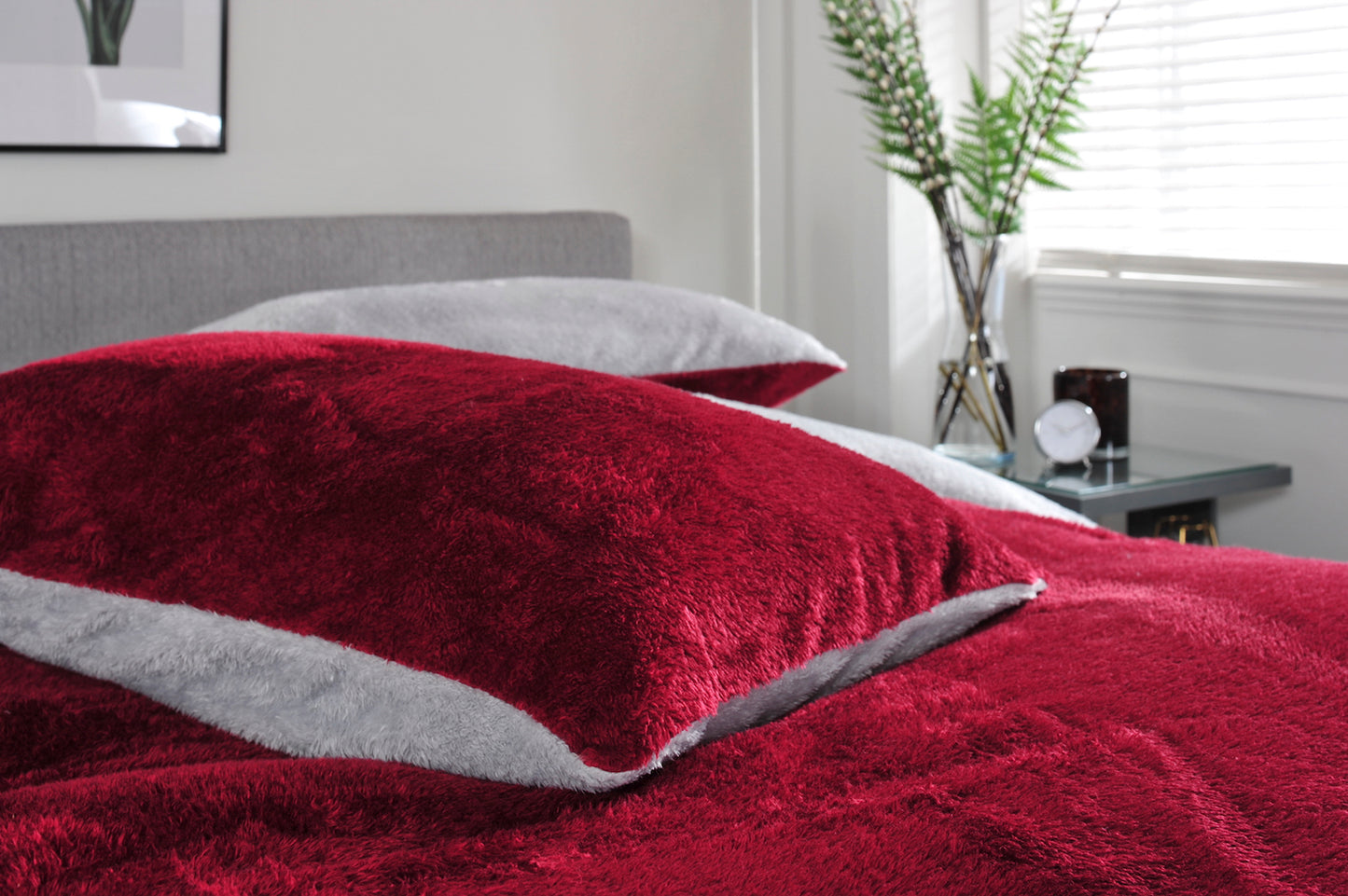 Teddington Furry Fleece Reversible Duvet Set