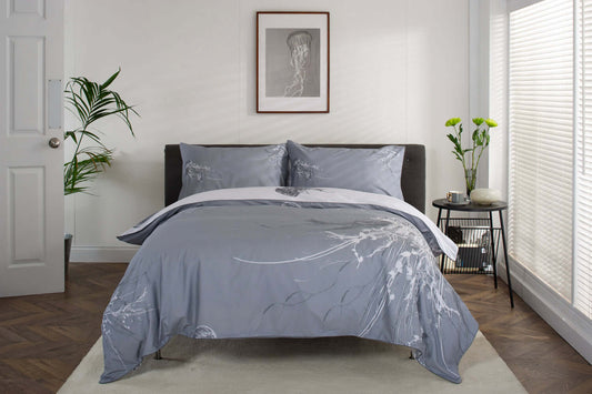 Jellyfish Cotton Percale Duvet Set