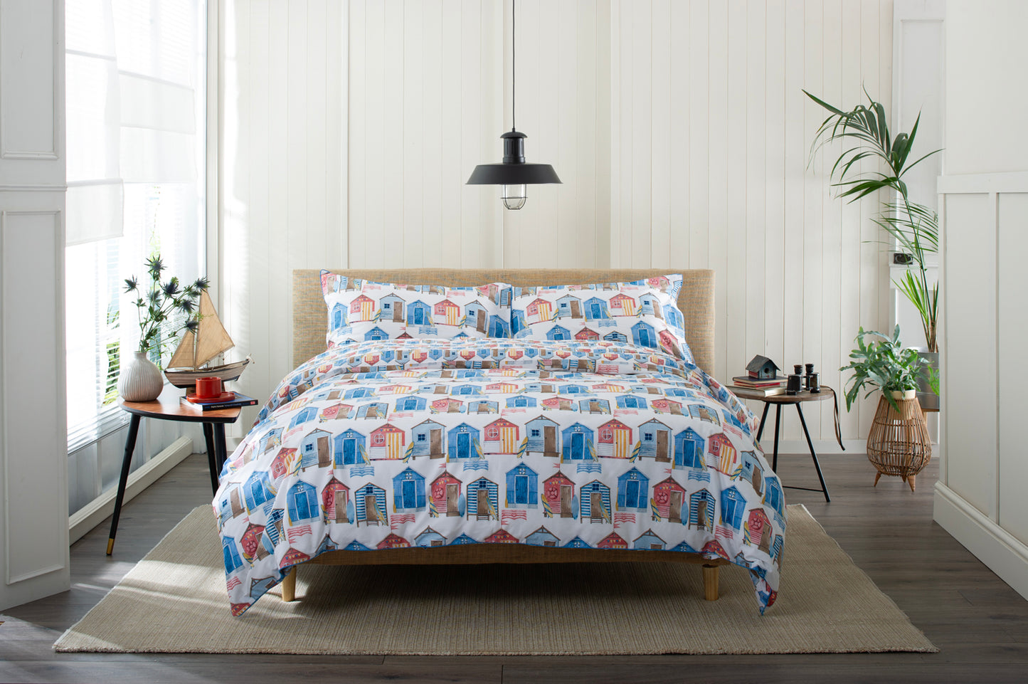 Queens Parade Cotton Duvet Set with Fabric Bag
