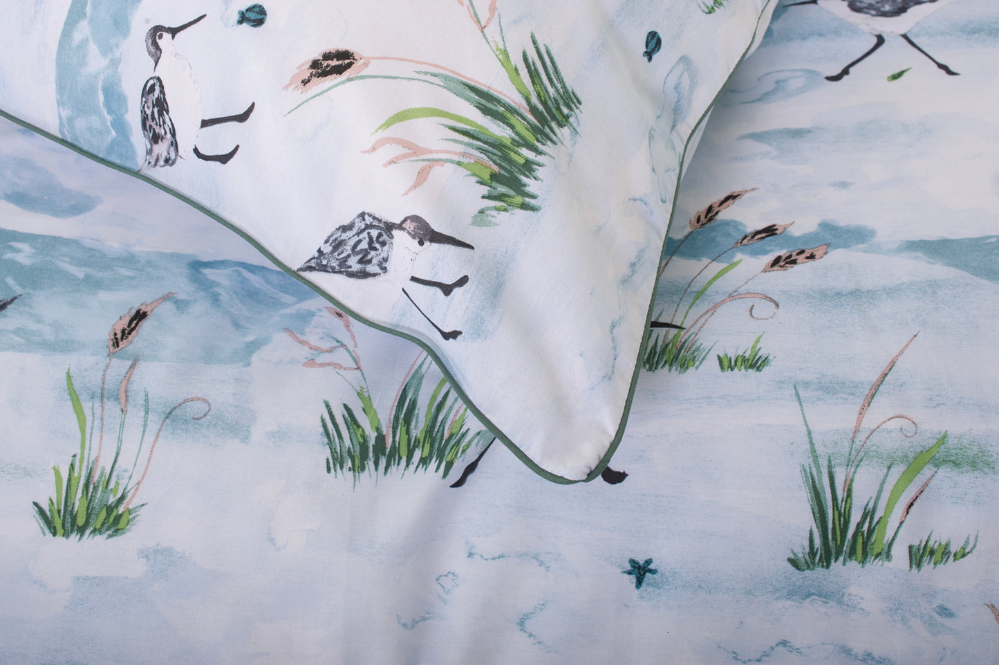 Waders Cotton Duvet Set with Fabric Bag