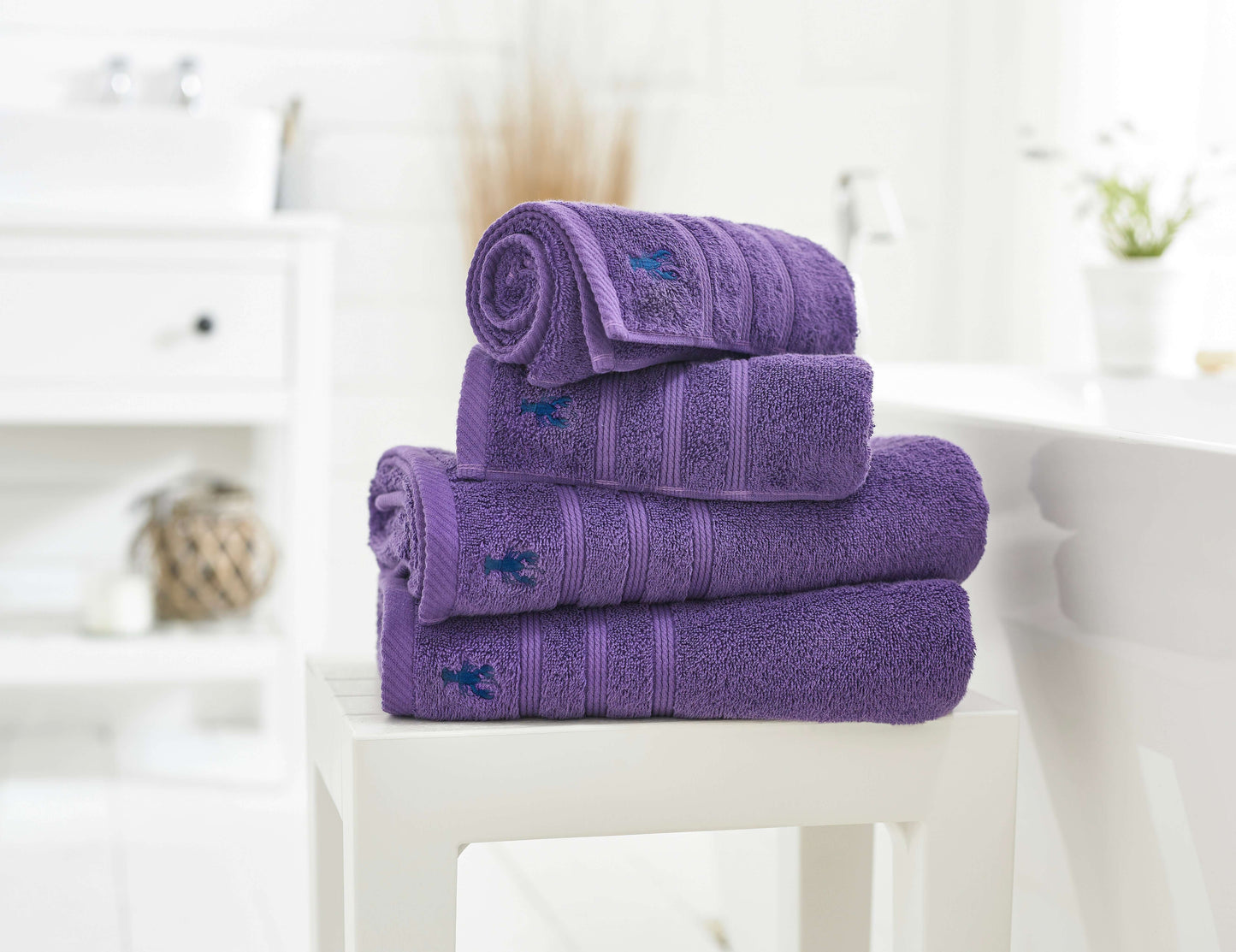 LC Kaleidoscope Combed Cotton Towels 550 GSM