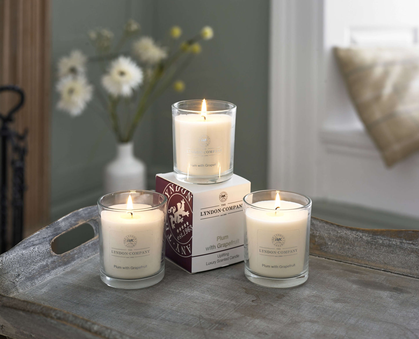 Scented Soy Candle Set of 3