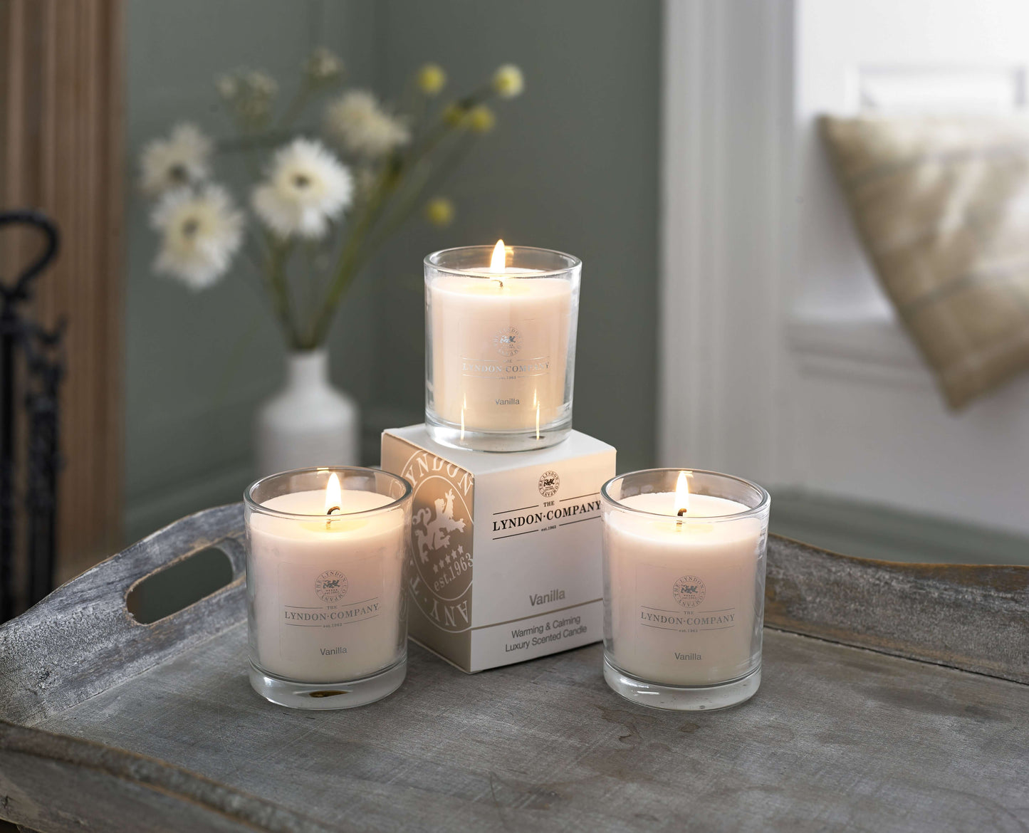 Scented Soy Candle Set of 3