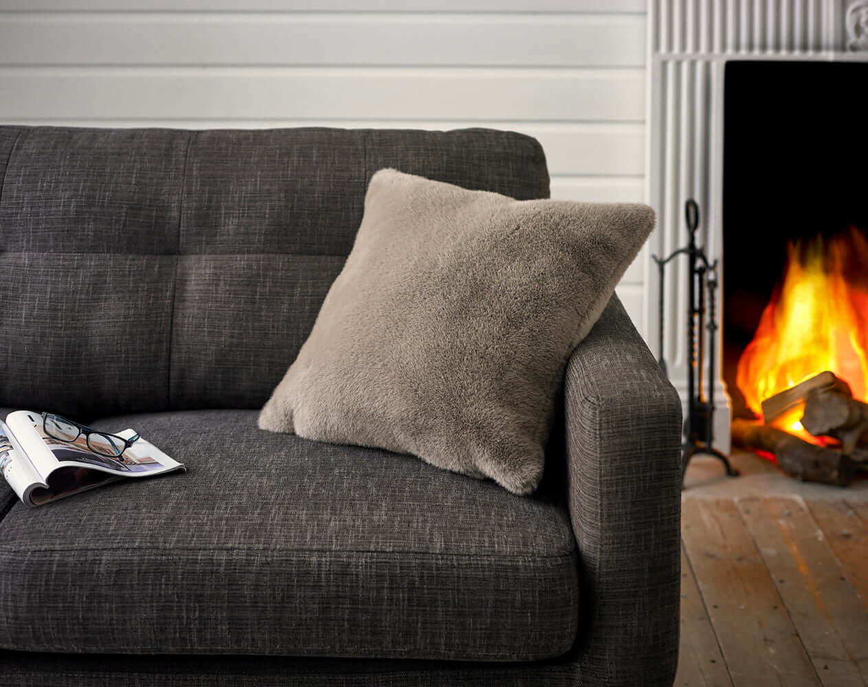 Ashford Supersoft Faux Fur Cushion