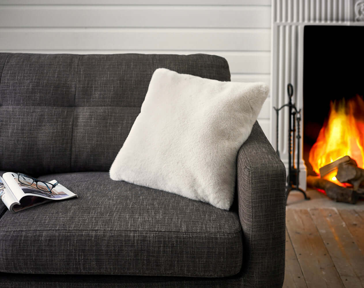 Ashford Supersoft Faux Fur Cushion