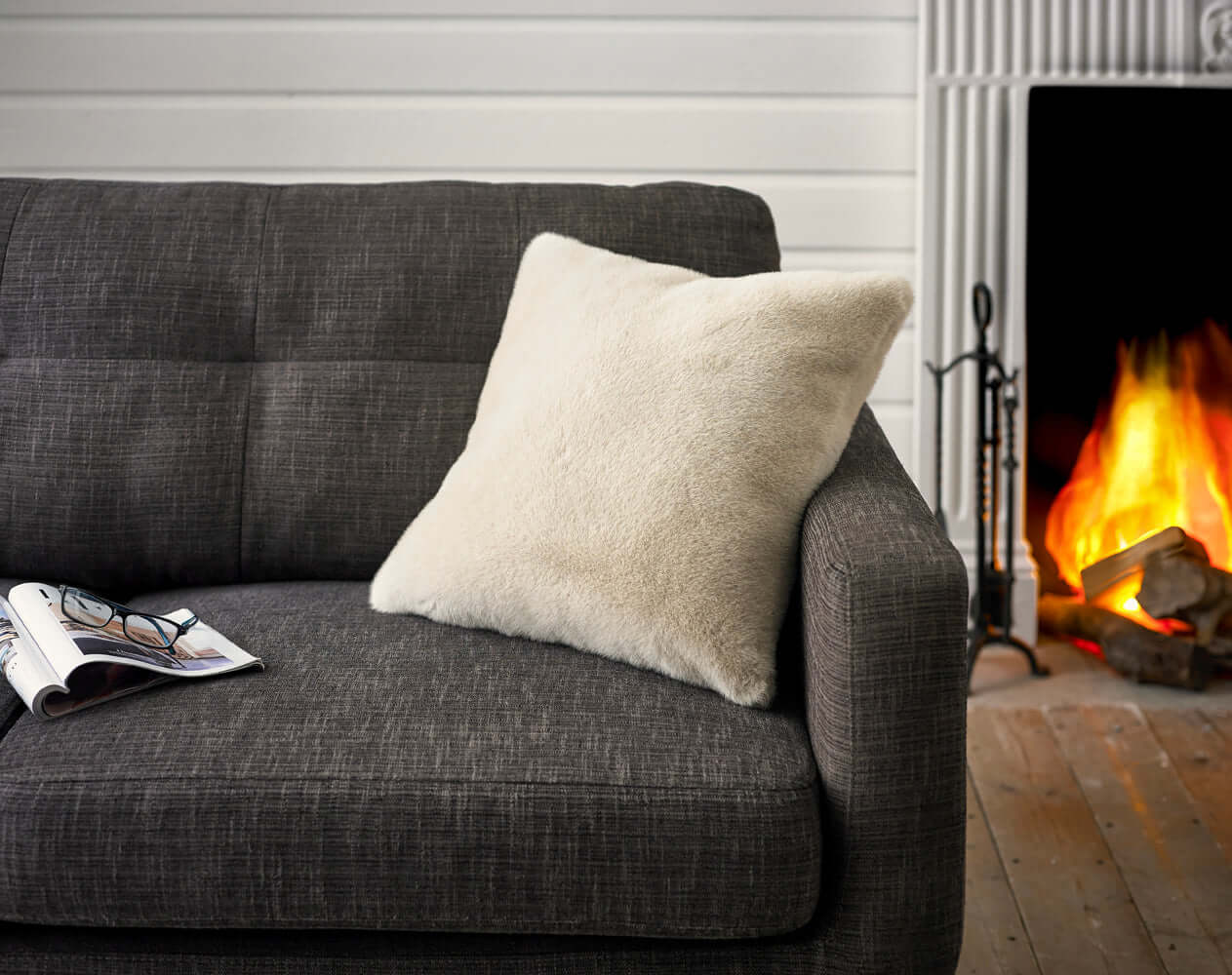 Ashford Supersoft Faux Fur Cushion