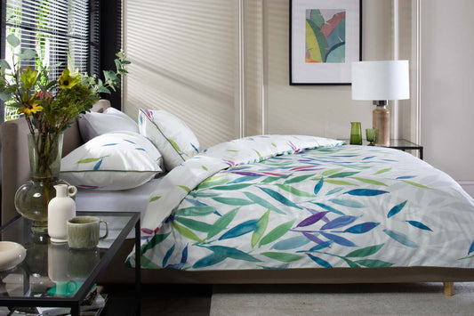 Bamboo Leaves Reversible Duvet Set