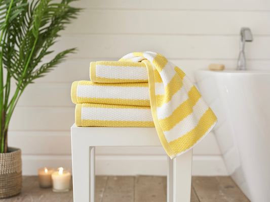 Boston Stripe Cotton Towels 550 GSM