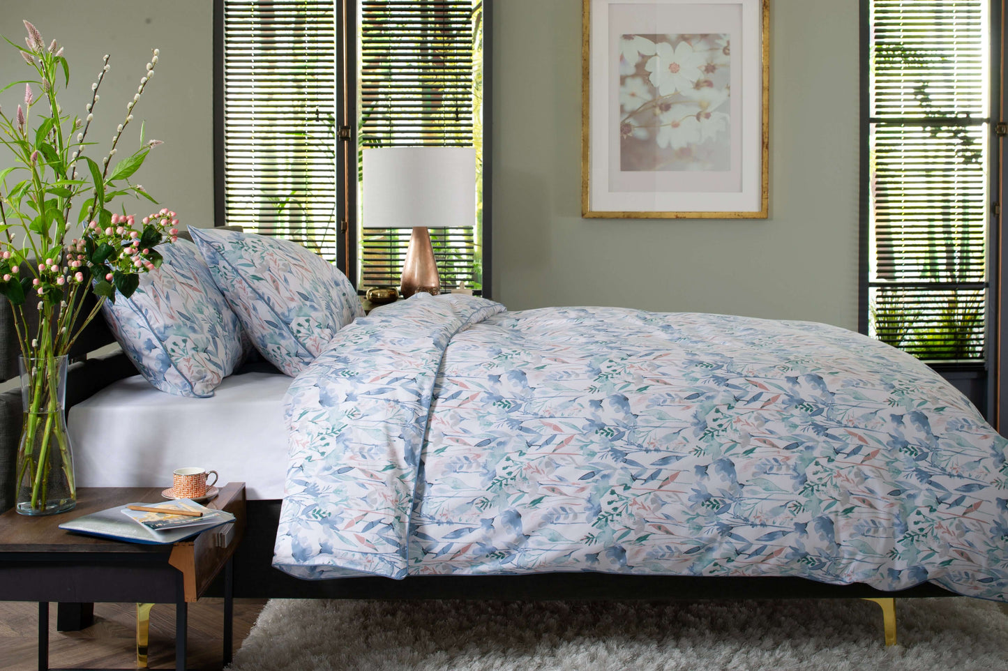 Botanical Gardens 180 Thread Count Cotton Duvet Set