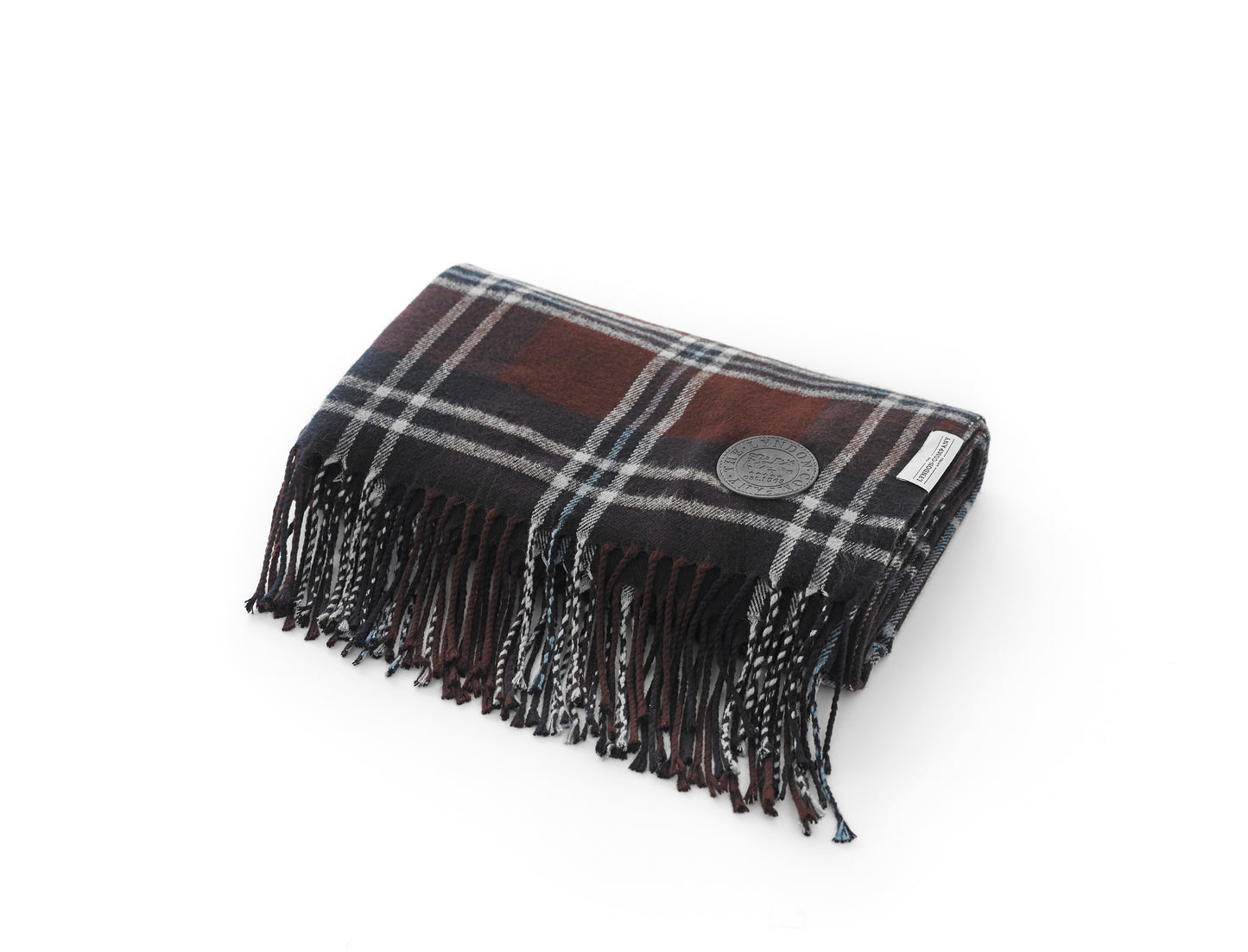 Broden Checked Acrylic Throw
