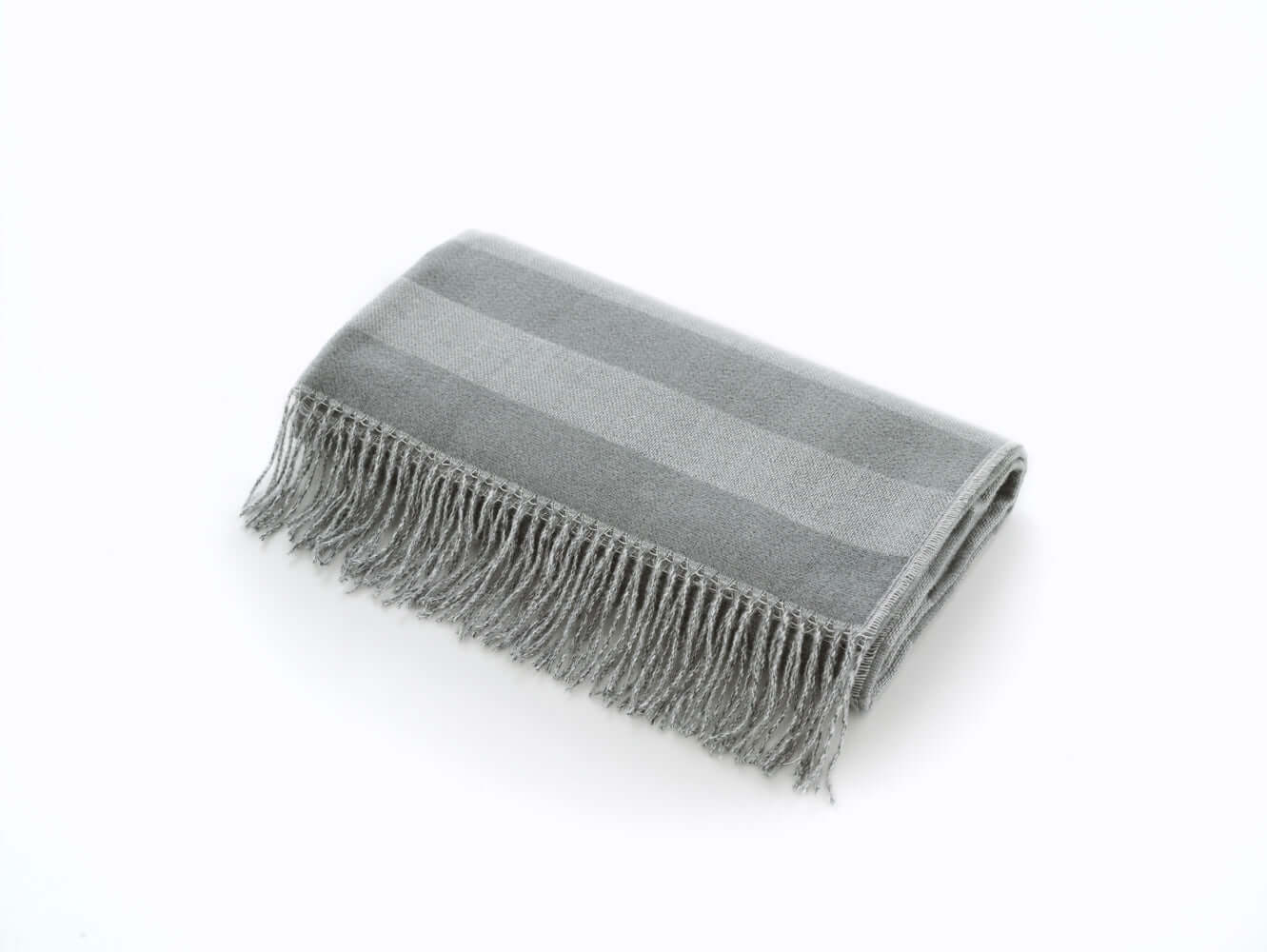 Elgin Soft Faux Cashmere Stripes Throw
