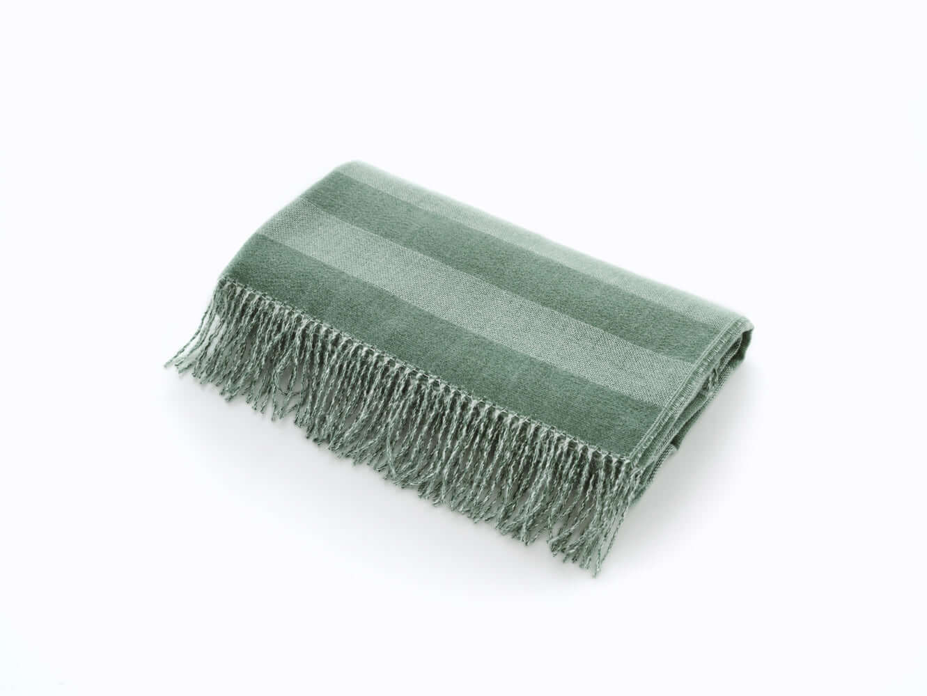 Elgin Soft Faux Cashmere Stripes Throw