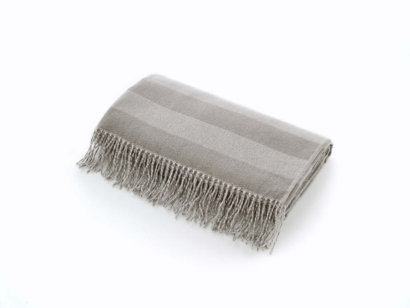 Elgin Soft Faux Cashmere Stripes Throw