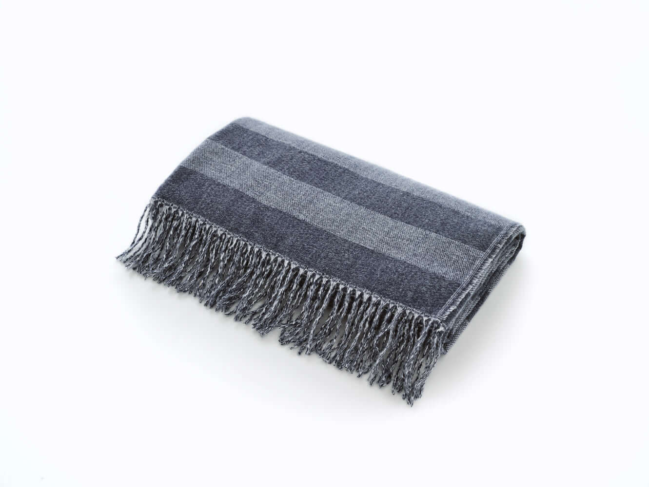 Elgin Soft Faux Cashmere Stripes Throw