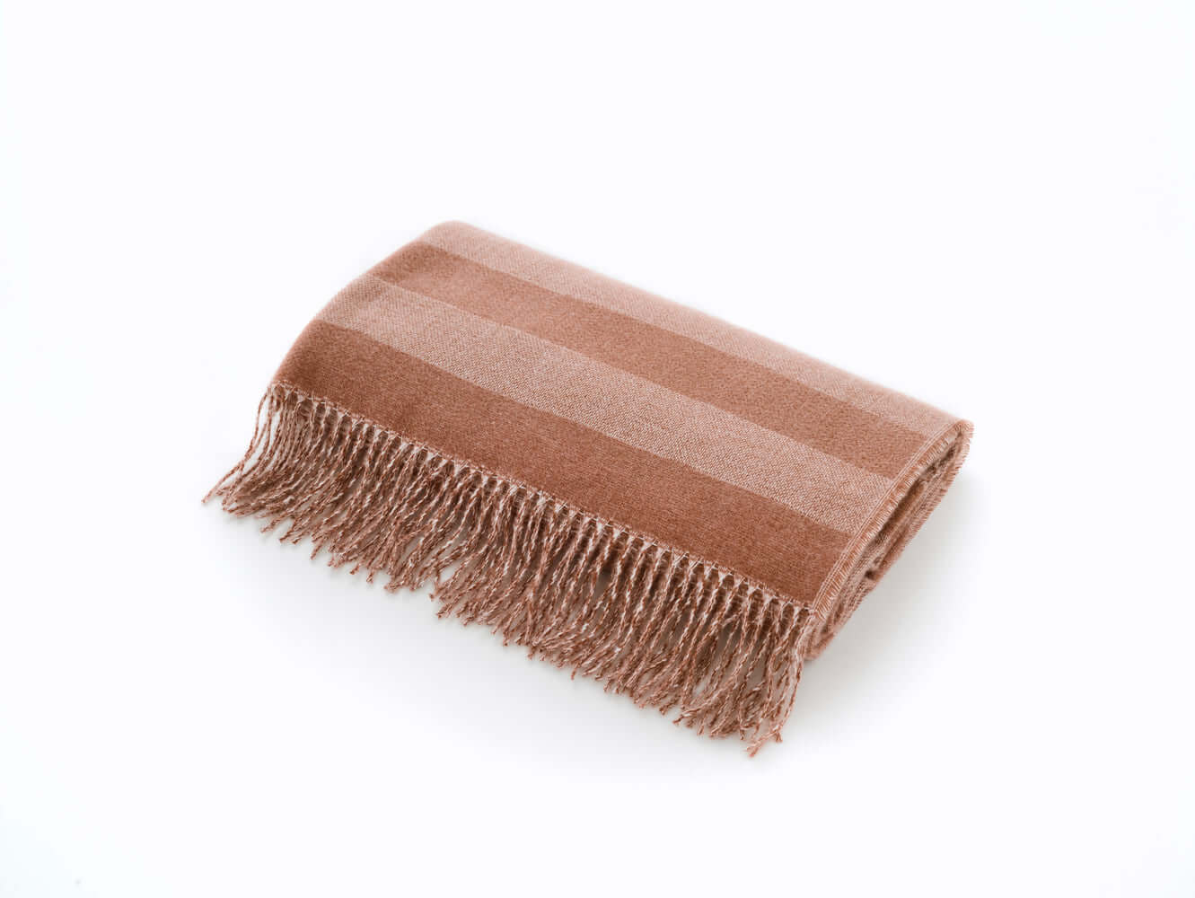 Elgin Soft Faux Cashmere Stripes Throw
