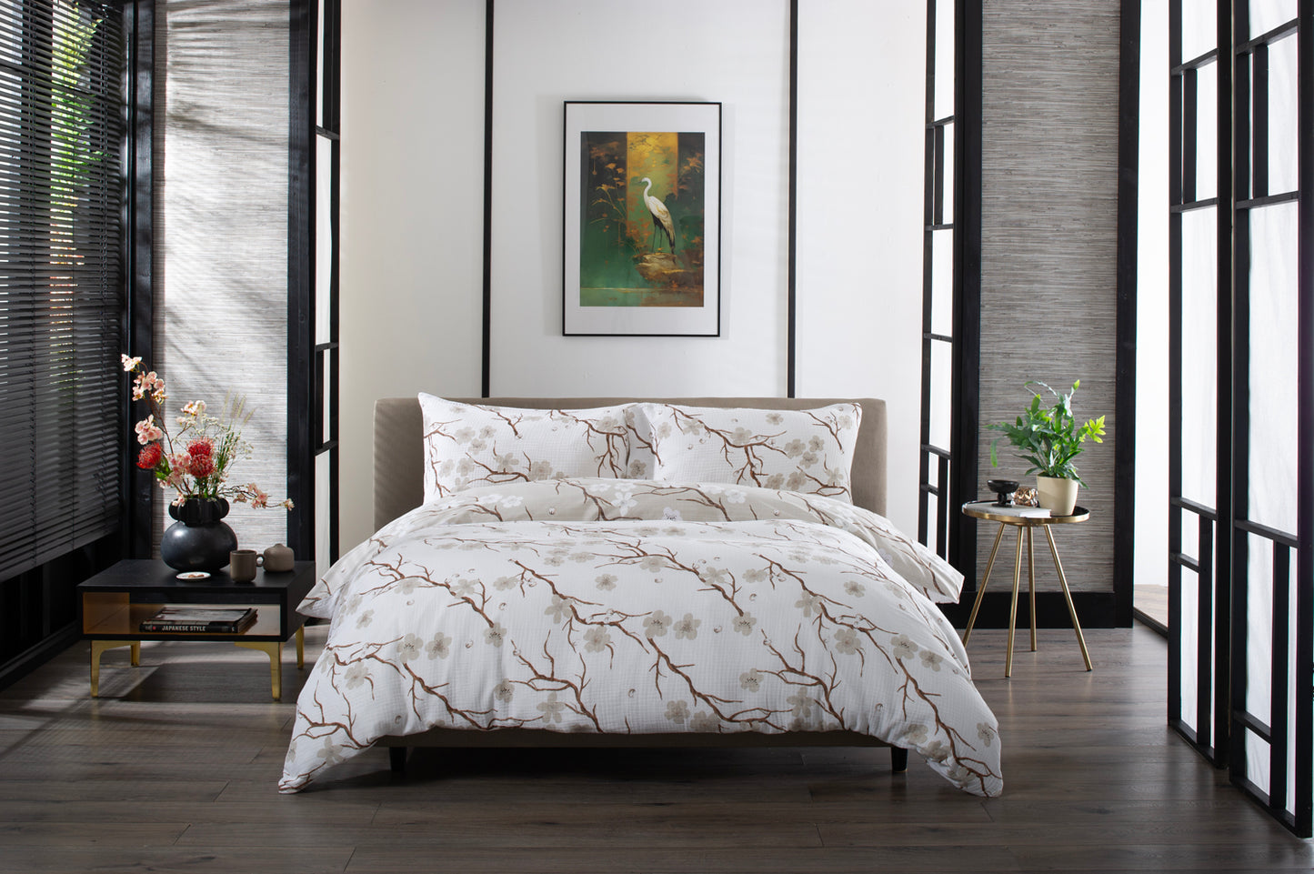 Sakura Gauze Cotton Duvet Set