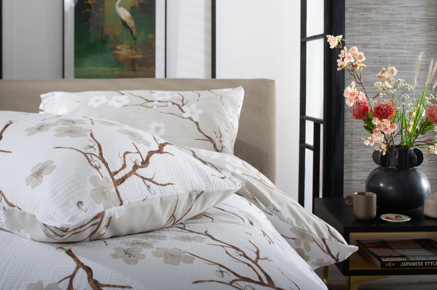Sakura Gauze Cotton Duvet Set