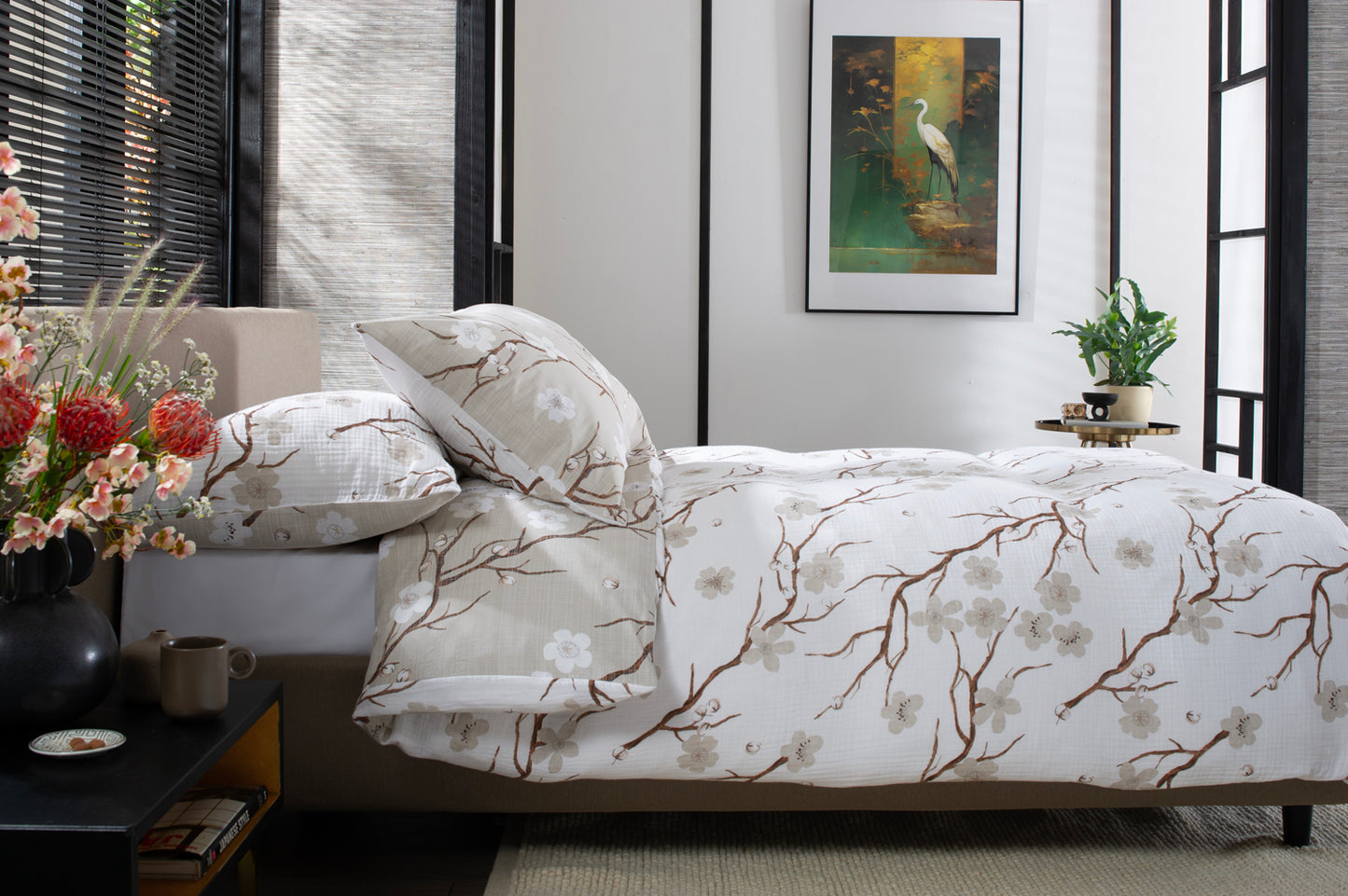 Sakura Gauze Cotton Duvet Set
