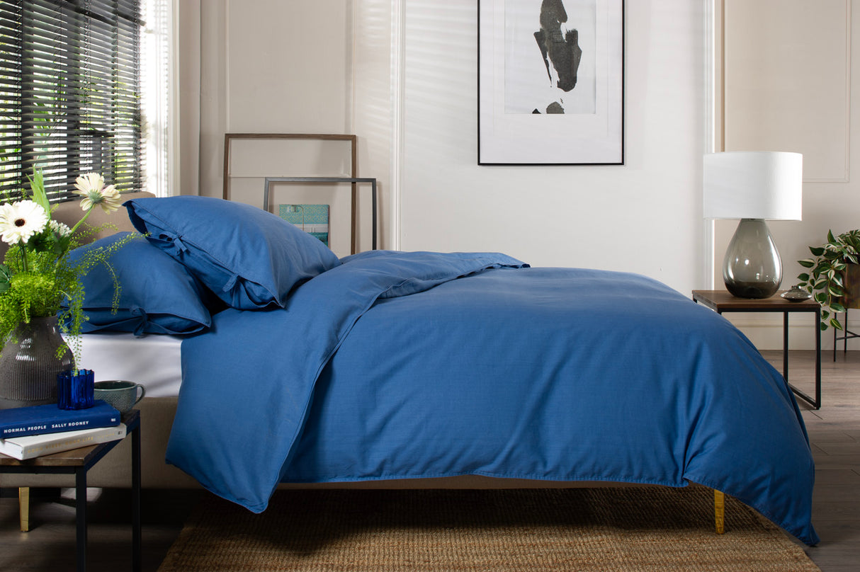 Soft & Textured 100% Washed Cotton Duvet Cover Set