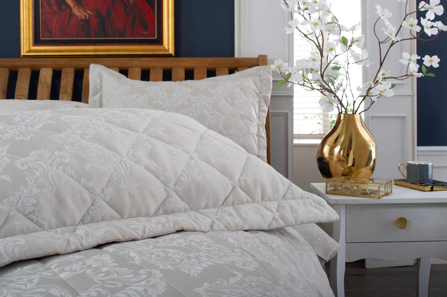 Versailles Cotton Embroidered Bedding Collection