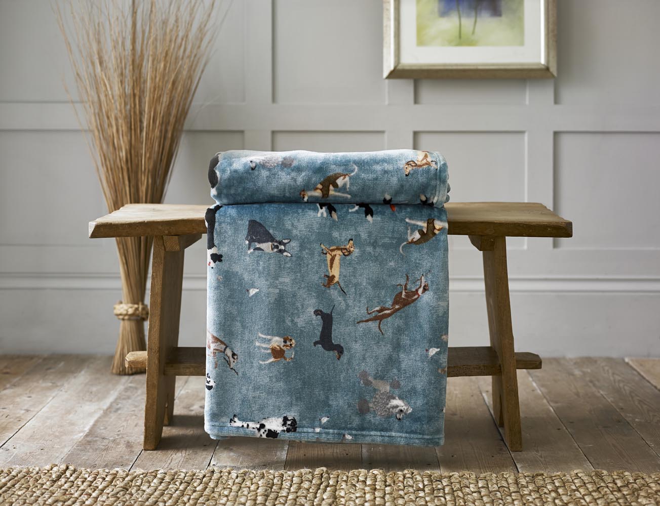 SuperSoft Printed Fleece Throw The Park