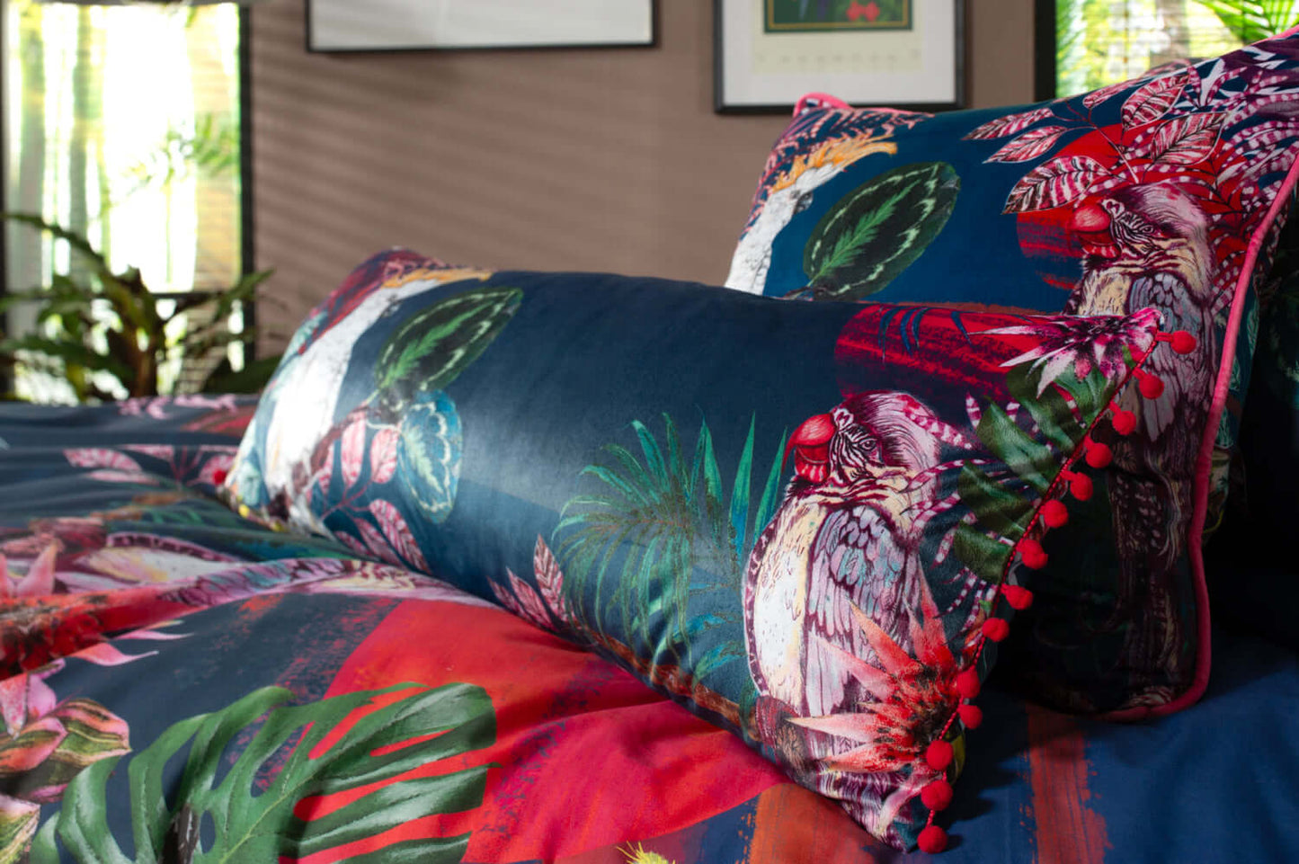 KN The Parrot and the Cockatoo Designer Bedding Collection