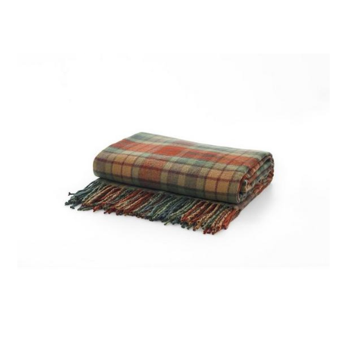 Buchanan Tassel Checked Throw