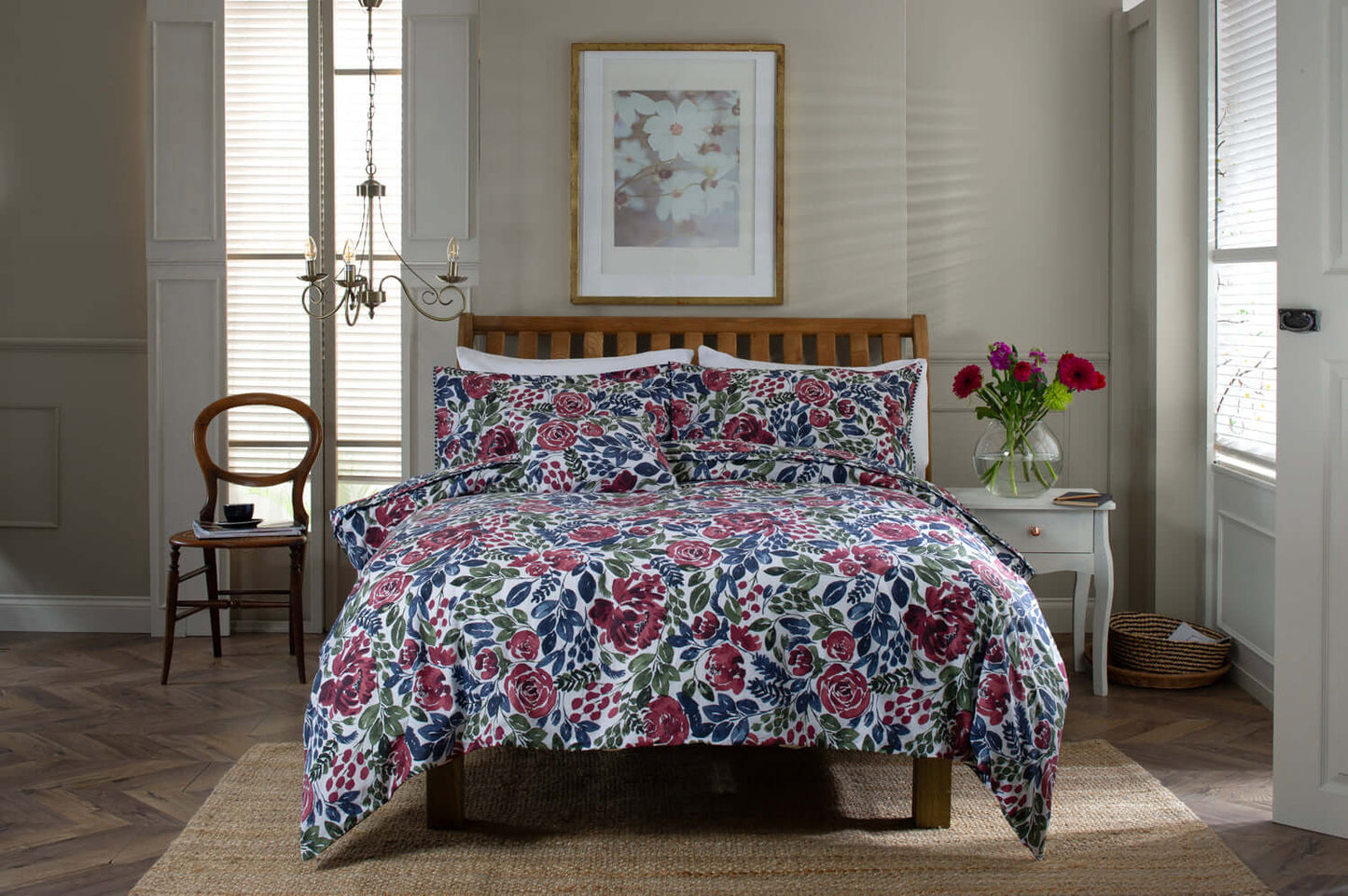 Wedding Day Soft Cotton Duvet Set with Cushion Cover