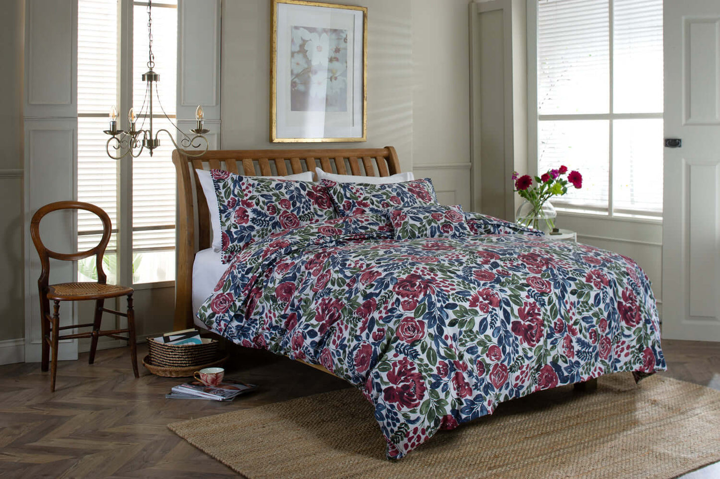 Wedding Day Soft Cotton Duvet Set with Cushion Cover