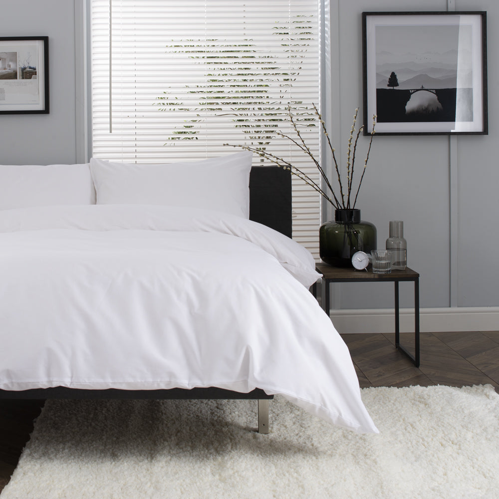 Sheet Story Bamboo Super King Duvet Cover Set - 400 Thread Count - Super King Size Duvet Cover With Pillowcases - Luxuriously Soft And Hypoallergenic - Dove Grey